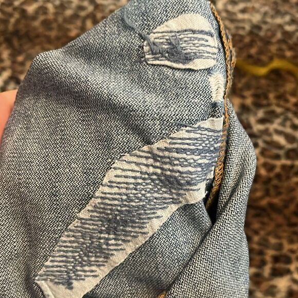 True Religion Billy Blue Factory Distressed Ripped Jeans Festival Rodeo Western - Picture 10 of 15